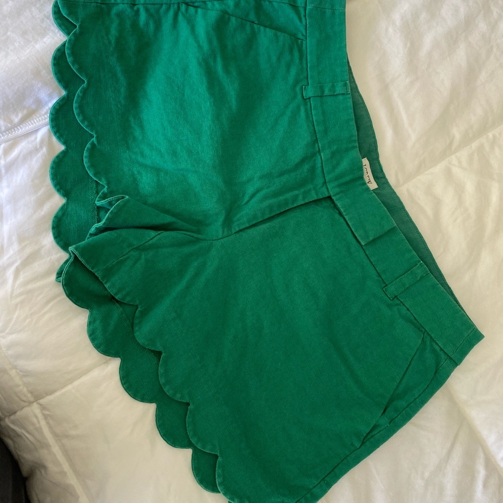 J crew scalloped shorts